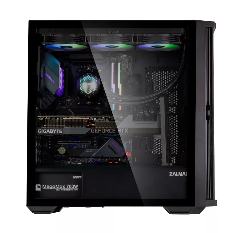Zalman Z10 arvutikorpus Midi Tower must