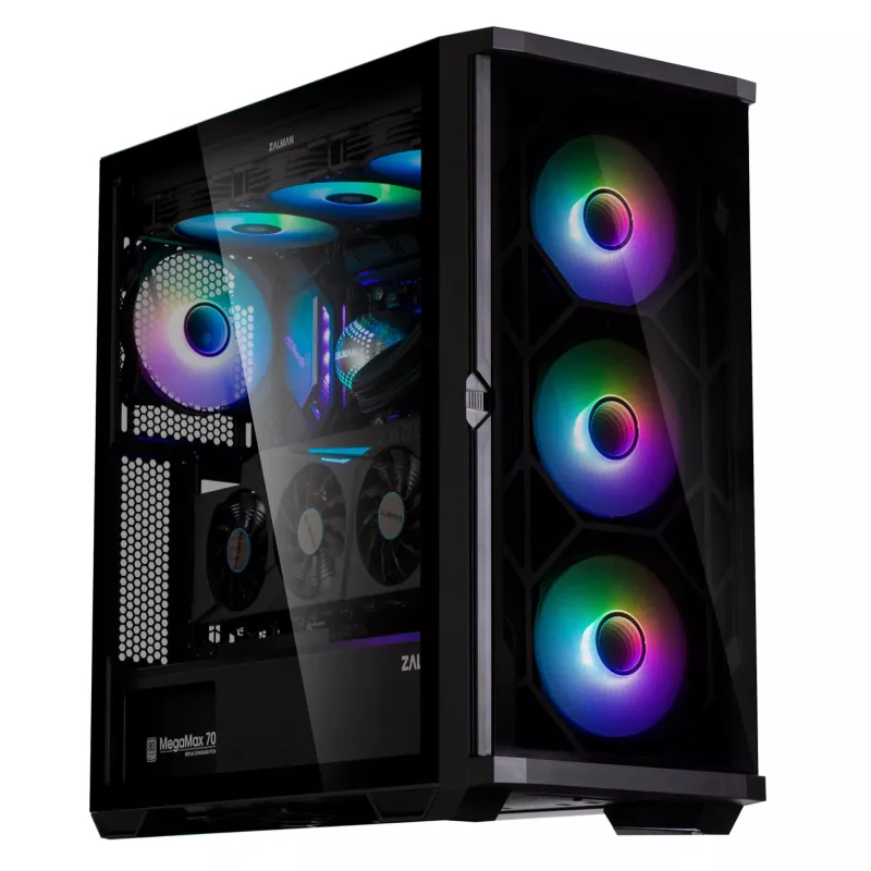 Zalman Z10 DUO arvutikorpus Midi Tower must