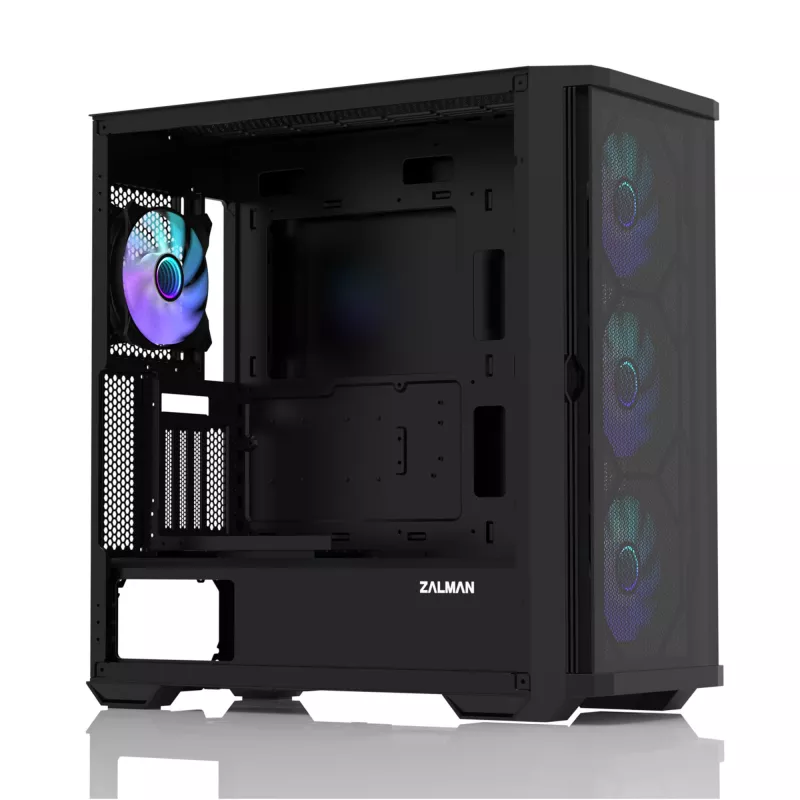 Zalman Z10 DUO arvutikorpus Midi Tower must