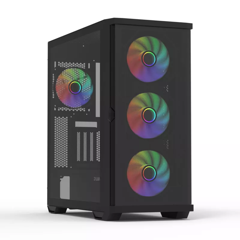 Zalman Z10 DUO arvutikorpus Midi Tower must