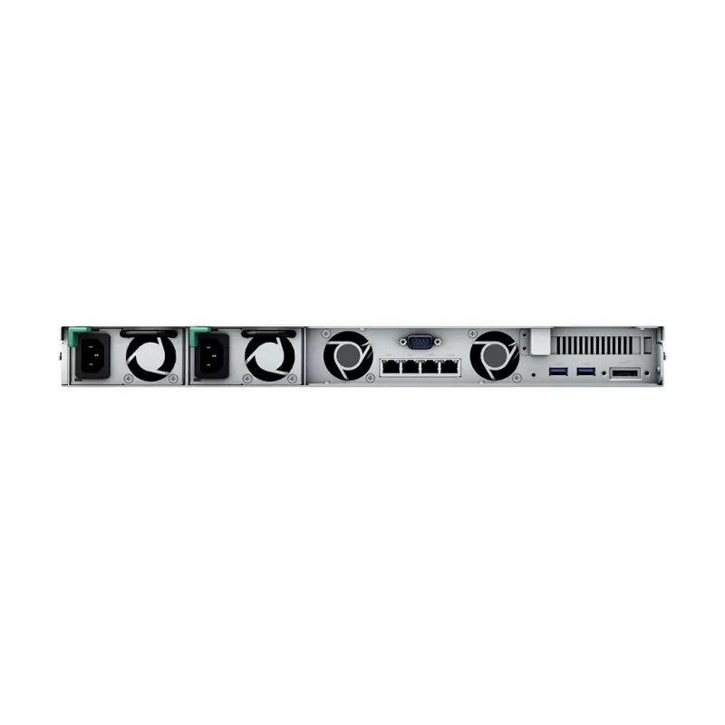 SYNOLOGY Rack Station RS822RP+ 1U 4-kettaline NAS-serveri barebone koos redundantse toiteallikaga