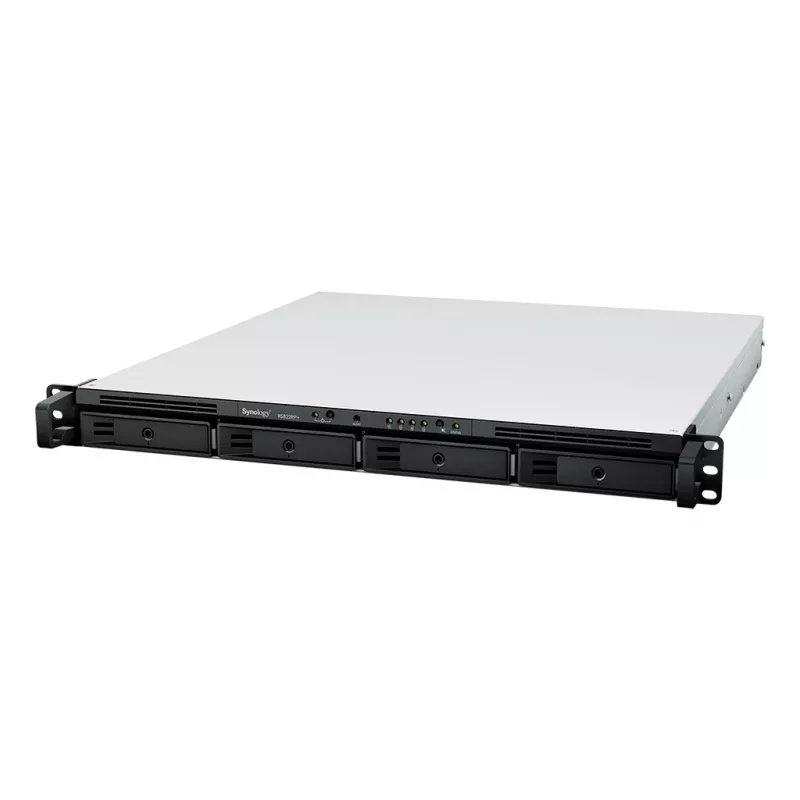 SYNOLOGY Rack Station RS822RP+ 1U 4-kettaline NAS-serveri barebone koos redundantse toiteallikaga