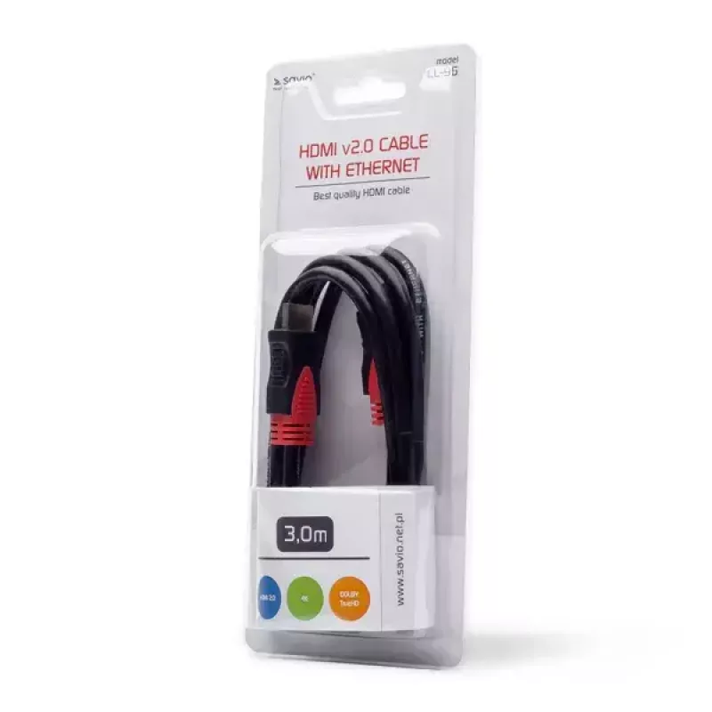 HDMI-kaabel Savio CL-96 3m