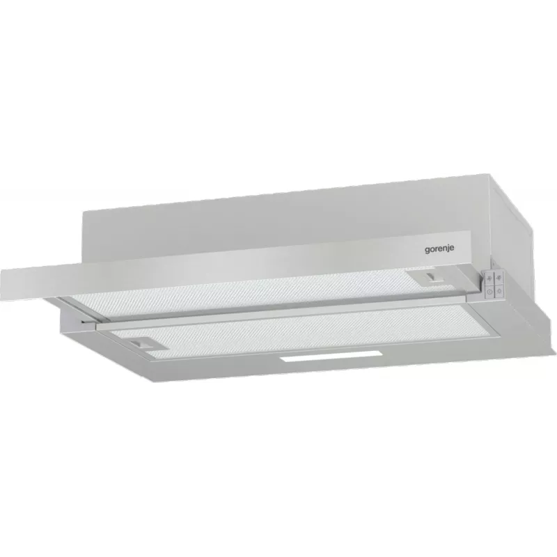 Sisseehitatud õhupuhasti Gorenje TH62E3X, alumiiniumfilter, müratase: mõõdukas
