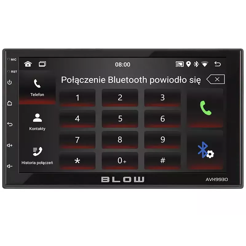Auto multimeediapleier BLOW AVH-9930 Must 200 W Wi-Fi Bluetooth
