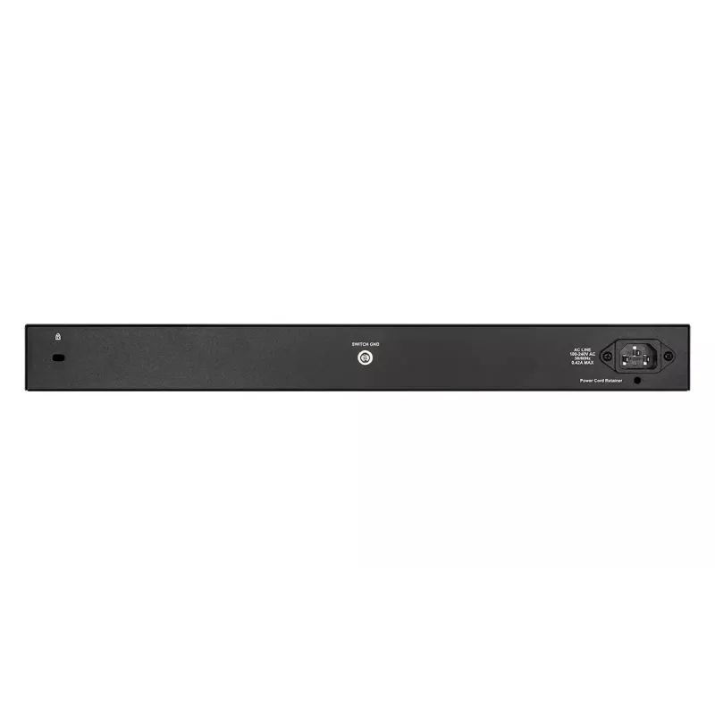 Hallatav L2 gigabit PoE kommutaator D-Link DGS-1210-24P — 24x 10/100/1000 RJ-45, IEEE 802.3af/at, 56 Gbit/s, rack-montaaž, must