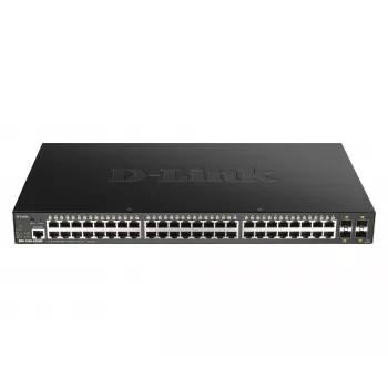 D-Link 48-port Gigabit Smart Managed Switch koos 4 x 10G SFP+, 370W