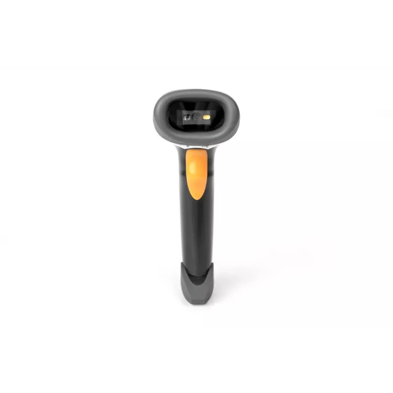 DIGITUS 2D käeshoitav vöötkoodiskanner QR-kood Bluetooth hoidikuga
