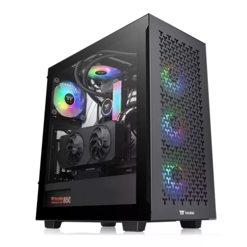 Thermaltake V350 TG ARGB Air Mid Tower korpus, must