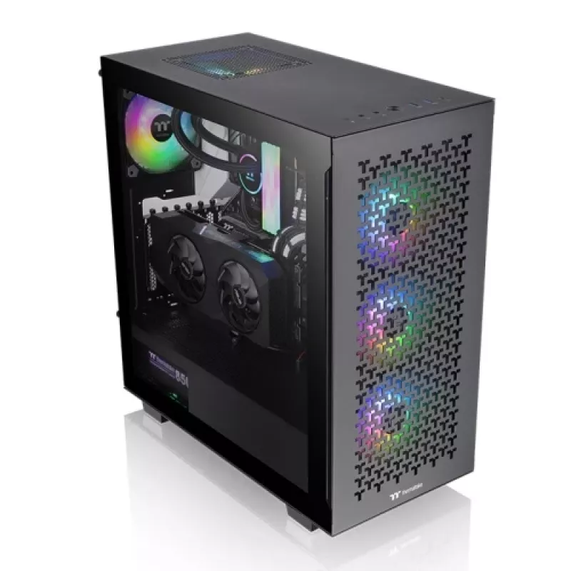 Thermaltake V350 TG ARGB Air Mid Tower korpus, must
