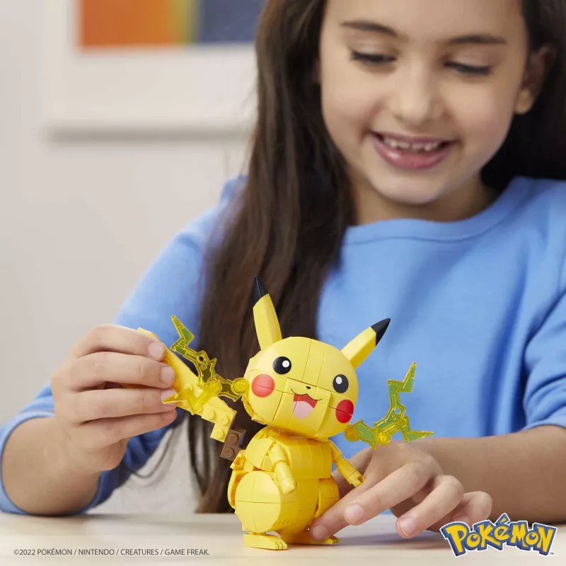 MEGA Pokémon ehituskomplekt Pikachu (211 tükki) 1 tegelaskujuga lastele