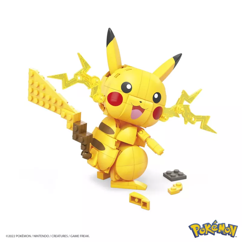 MEGA Pokémon ehituskomplekt Pikachu (211 tükki) 1 tegelaskujuga lastele