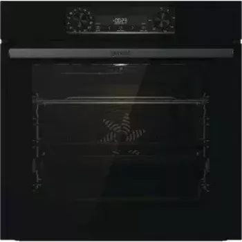 Sisseehitatud ahi Gorenje BOS6737E06FBG — 77 L multifunktsionaalne, EcoClean, aur, konvektsioon, mehaaniline juhtimine, 59,5×59,5 cm, must