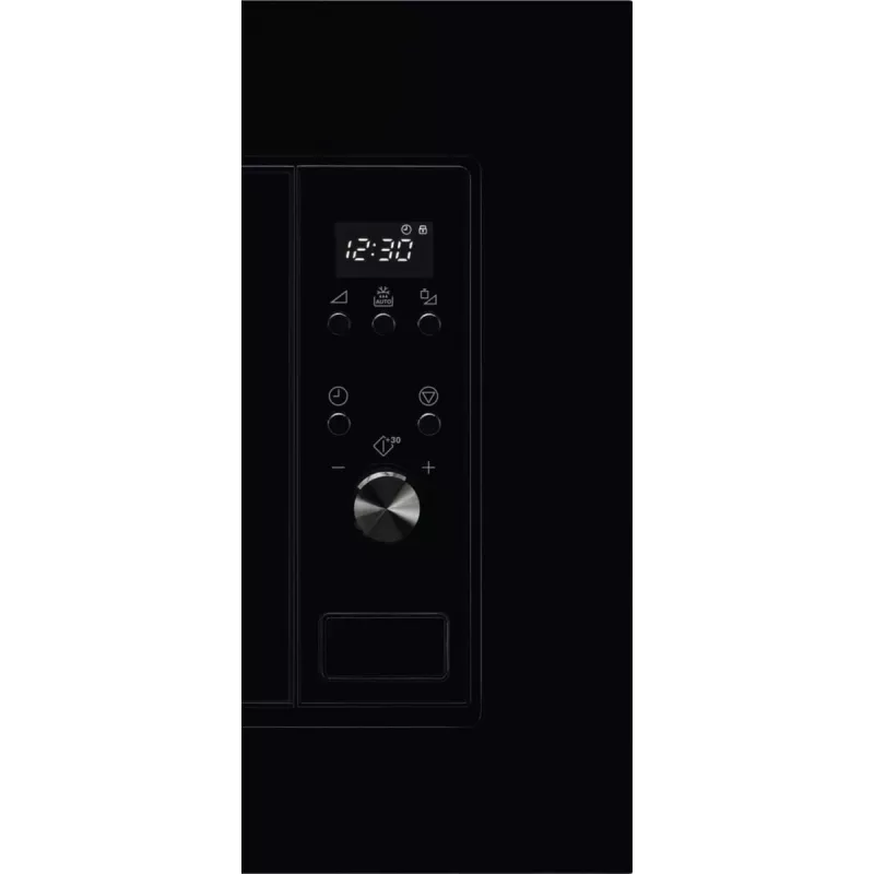 Sisseehitatud soolomikrolaineahi Electrolux LMS2203EMK, 700 W, 5 võimsusastet, 24,5 cm pöördalus, LED-ekraan, roostevabast terasest sisemus, must