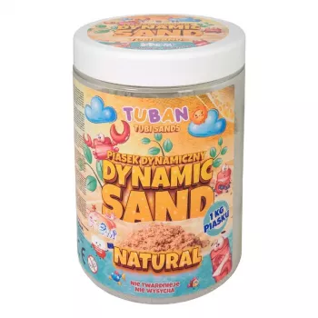 Laste liivakineetiline liiv Tuban DYNAMIC SAND NATURAL 1 kg 3 aastat