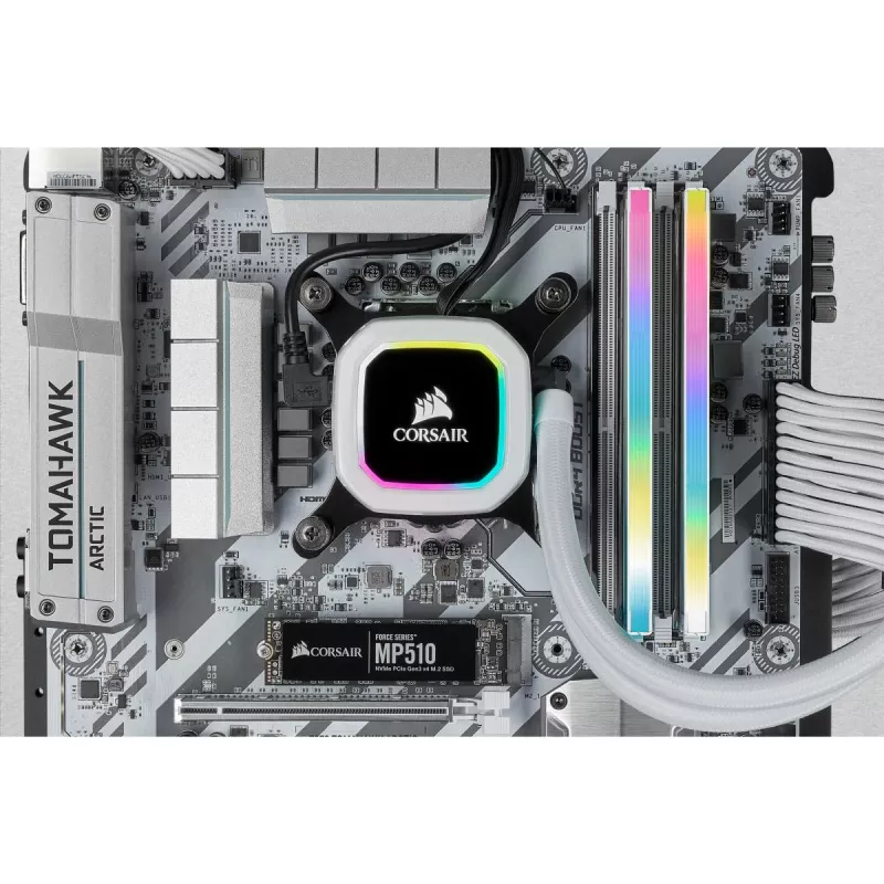CORSAIR mälu 32GB DDR4 3200MHz C16 (2x16GB) Vengeance RGB Pro Valge