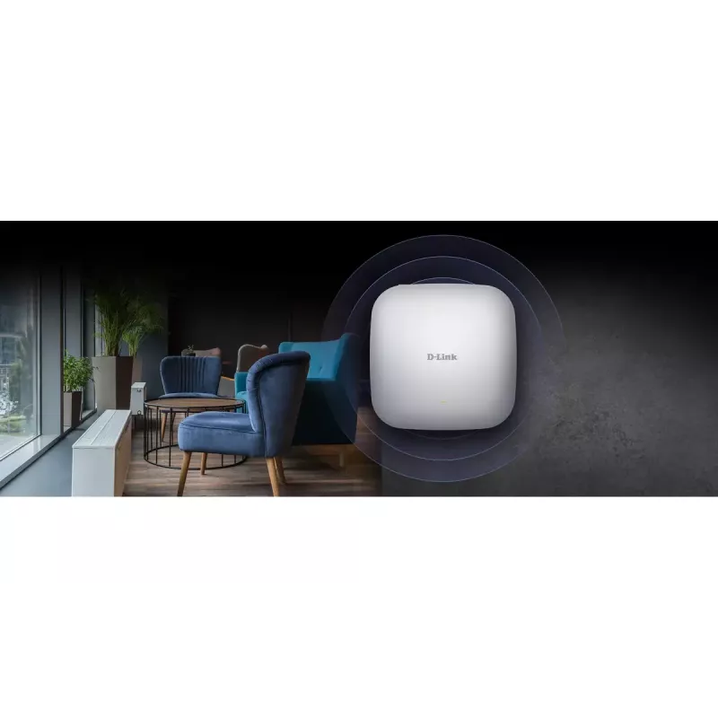 D-Link AX1800 Wi-Fi 6 Dual-Band PoE pääsupunkt