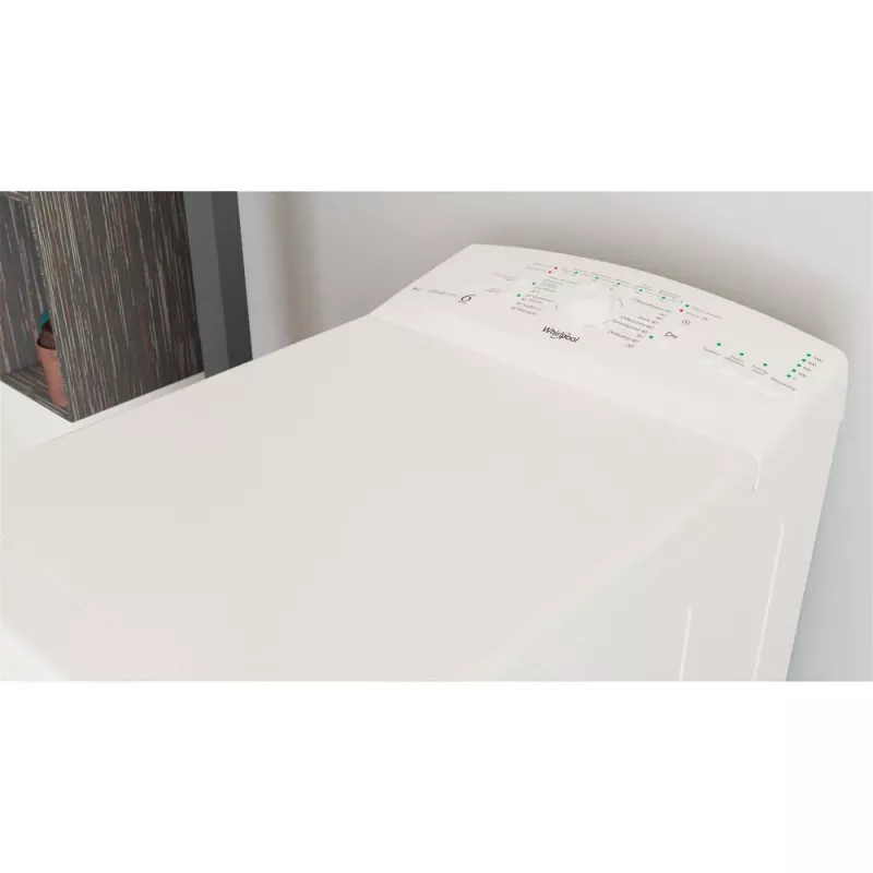 Whirlpool TDLR 6040L PL/N eraldiseisev pealtlaetav pesumasin, 6 kg, 1000 p/min, valge