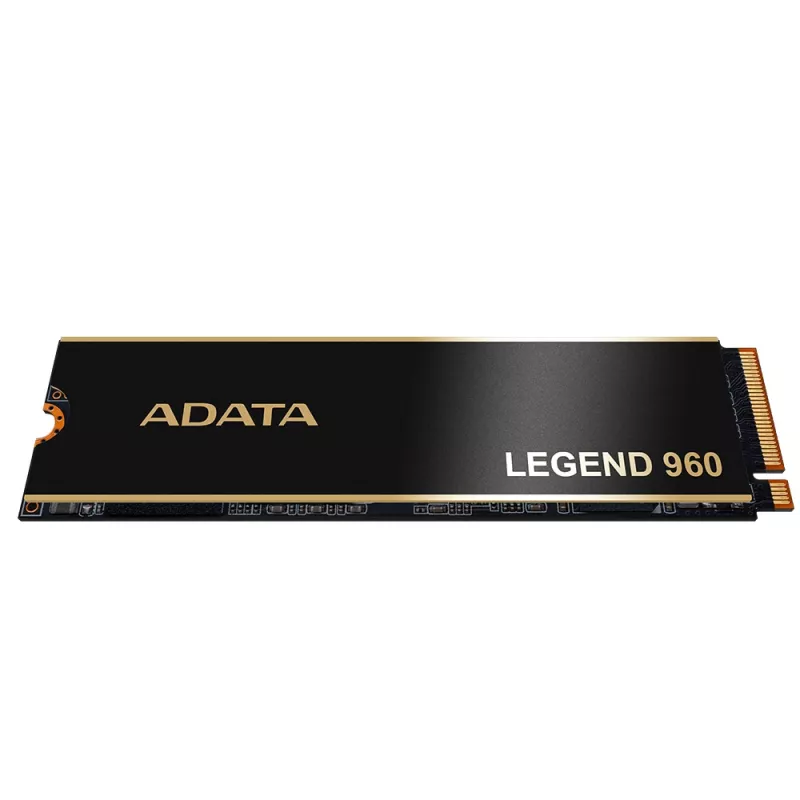 SSD M.2 1 TB ADATA LEGEND 960 PCIe 4.0 NVMe, 7400/6000 MB/s, 3D NAND, SMI SM2264, riistvaraline krüpteerimine, jahutusradiaator