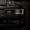 SSD M.2 1 TB ADATA LEGEND 960 PCIe 4.0 NVMe, 7400/6000 MB/s, 3D NAND, SMI SM2264, riistvaraline krüpteerimine, jahutusradiaator