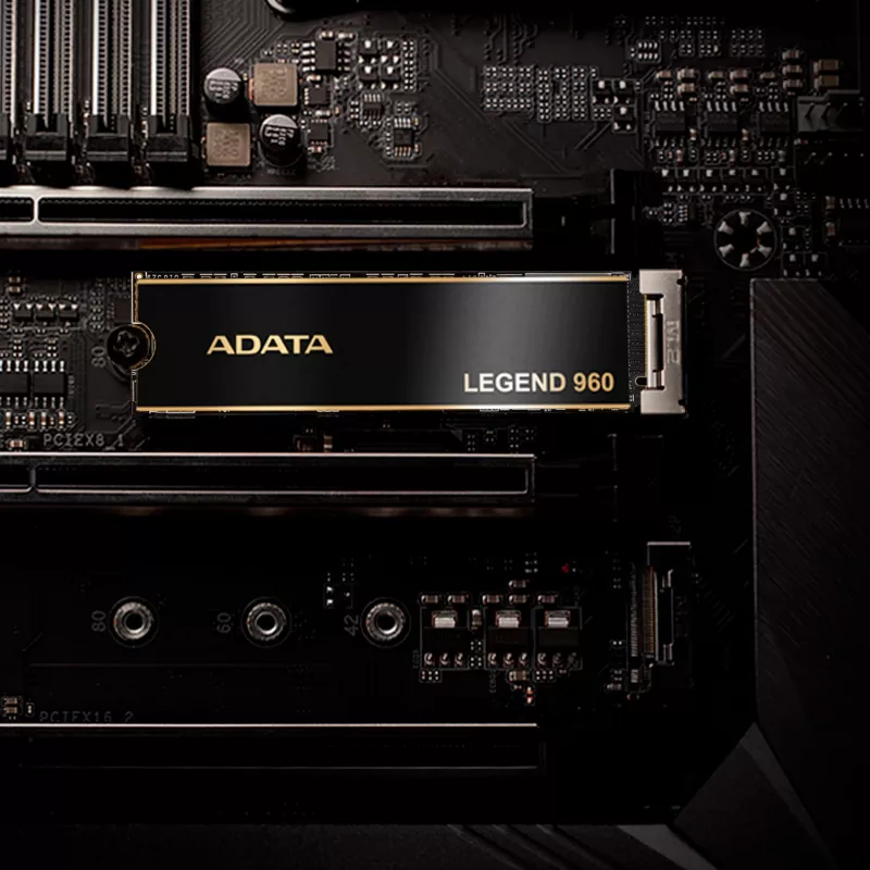 SSD ADATA LEGEND 960 M.2 NVMe 2 TB PCIe 4.0, lugemiskiirus 7400 MB/s, kirjutamiskiirus 6800 MB/s, 3D NAND, jahutusradiaator