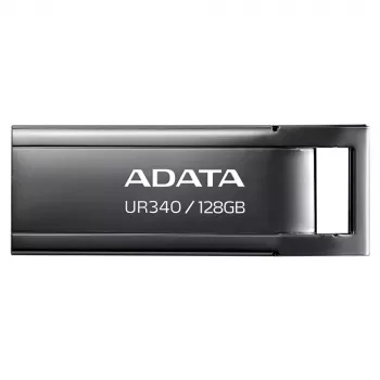 USB-mälupulk ADATA UR340 128 GB USB Type-A 3.2 Gen 2, metallkorpus, must