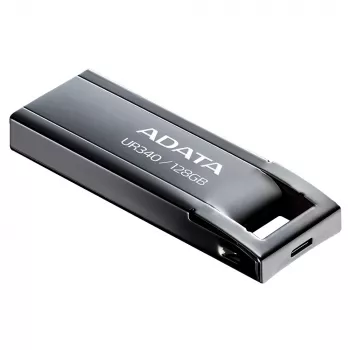USB-mälupulk ADATA UR340 128 GB USB Type-A 3.2 Gen 2, metallkorpus, must