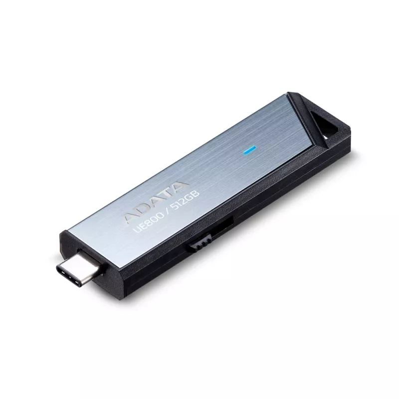 ADATA UE800 USB-mälupulk 512 GB USB USB-C 3.2 Gen 2 (3.1 Gen 2) Hõbedane