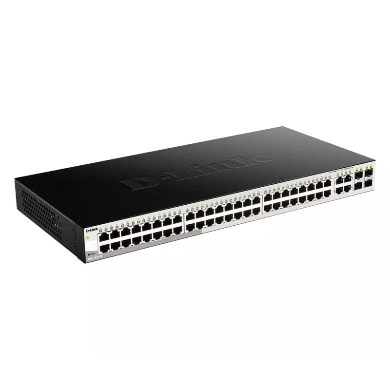 Hallatav L2 Gigabit Ethernet lüliti D-Link DGS-1210-52, 48 porti, 1U