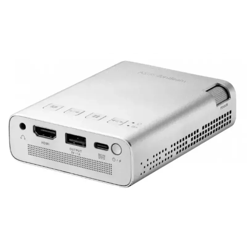 ASUS ZenBeam E1R Standardprojektor 200 ANSI luumenit LED WVGA (854x480) Hõbedane