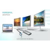 i-tec USB 3.0 USB-C/Thunderbolt 3x Display Metal Nano Dock LAN-iga ja toiteallikaga 100 W