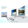 i-tec USB 3.0 USB-C/Thunderbolt 3x Display Metal Nano Dock LAN-iga ja toiteallikaga 100 W