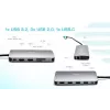 i-tec USB 3.0 USB-C/Thunderbolt 3x Display Metal Nano Dock LAN-iga ja toiteallikaga 100 W