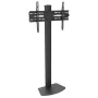 Põranda-TV-kinnitus TECHLY ICA-TR27 32–55-tollistele (81,3–139,7 cm) teleritele, VESA 100x100–600x400, kalle -15–0°, max koormus 40 kg, must
