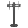 Põranda-TV-kinnitus TECHLY ICA-TR27 32–55-tollistele (81,3–139,7 cm) teleritele, VESA 100x100–600x400, kalle -15–0°, max koormus 40 kg, must