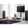 Põranda-TV-kinnitus TECHLY ICA-TR27 32–55-tollistele (81,3–139,7 cm) teleritele, VESA 100x100–600x400, kalle -15–0°, max koormus 40 kg, must