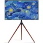 Põranda-TV-kinnitus TECHLY ICA-TR18SAM 45–65-tollisele (114,3–165,1 cm), VESA 200x200–600x400, kandevõime 32 kg, pähkel