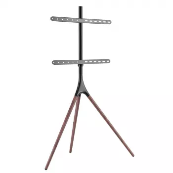 Põranda-TV-kinnitus TECHLY ICA-TR18SAM 45–65-tollisele (114,3–165,1 cm), VESA 200x200–600x400, kandevõime 32 kg, pähkel