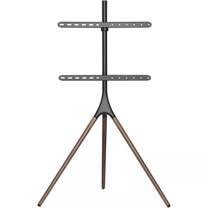 Põranda-TV-kinnitus TECHLY ICA-TR18SAM 45–65-tollisele (114,3–165,1 cm), VESA 200x200–600x400, kandevõime 32 kg, pähkel