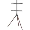 Põranda-TV-kinnitus TECHLY ICA-TR18SAM 45–65-tollisele (114,3–165,1 cm), VESA 200x200–600x400, kandevõime 32 kg, pähkel