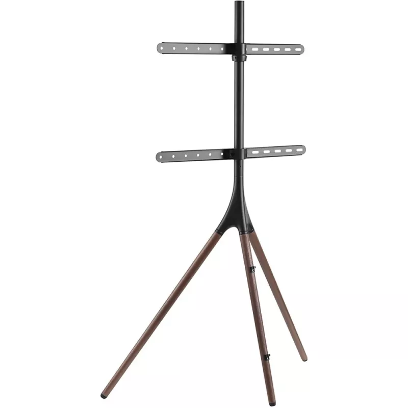 Põranda-TV-kinnitus TECHLY ICA-TR18SAM 45–65-tollisele (114,3–165,1 cm), VESA 200x200–600x400, kandevõime 32 kg, pähkel