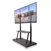 Kaasaskantav põrandaalus TECHLY Signage Display Mount ICA-TR31 55-tollistele kuni 120-tollistele ekraanidele, VESA 1200x600, max koormus 150 kg, must