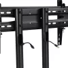 Põrandaalus TECHLY ICA-TR16T 37–70-tollistele ekraanidele, VESA 200x200–600x400, kuni 50 kg, kõrgus reguleeritav, rattad, kalle ±10° (must)