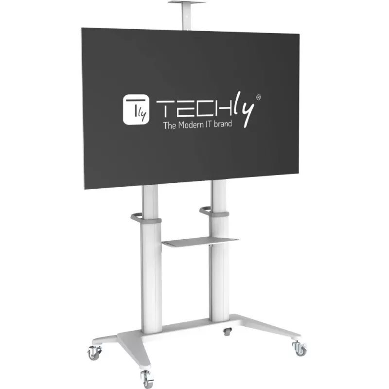 Techly ICA-TR49W multimeediakäru/statiiv valge lameekraanile