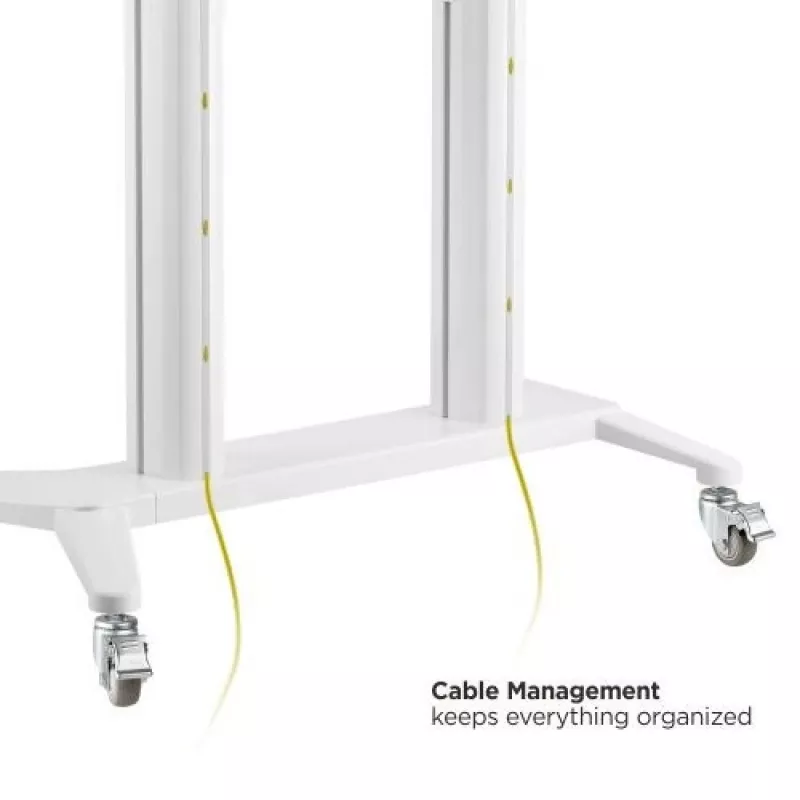 Techly ICA-TR49W multimeediakäru/statiiv valge lameekraanile