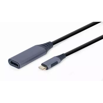 Videokaabli adapter GEMBIRD USB USB-C HDMI-le A-USB3C-HDMI-01, 0,15 m, hall