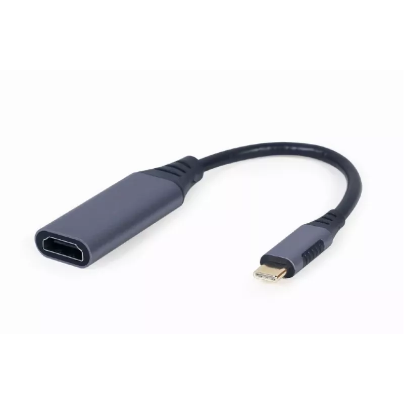 Videokaabli adapter GEMBIRD USB USB-C HDMI-le A-USB3C-HDMI-01, 0,15 m, hall