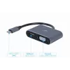 GEMBIRD Alt-DP USB USB-C HDMI-ks + VGA Display Adapter - Kosmosehall