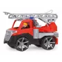 Lena TRUXX SM04535, tuletõrjeauto, 2 a, kumm, teras, hall, punane