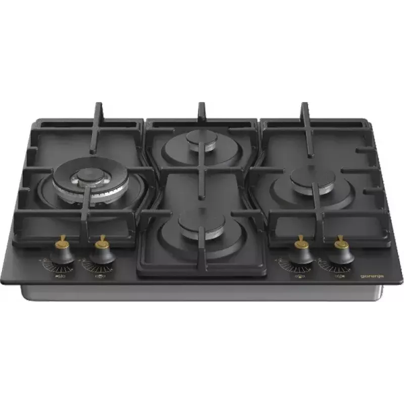 Gorenje GW6D42CLB pliidiplaat Must Sisseehitatav 60 cm Gaas 4 tsooni